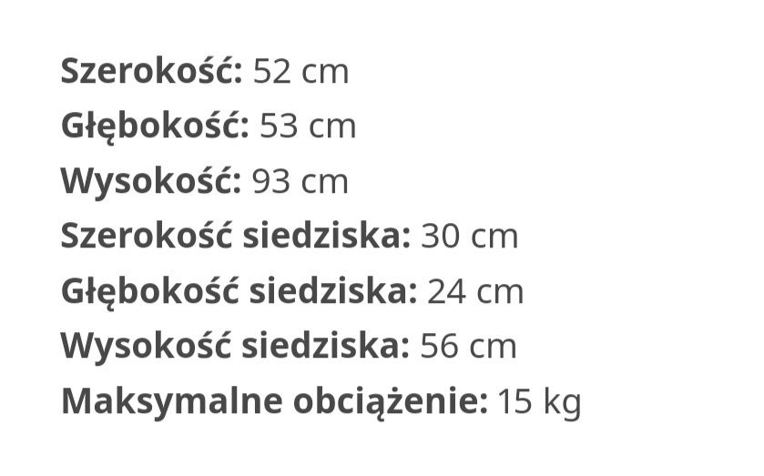 Krzesełko do karmienia IKEA Blames