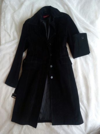 Elegancki płaszcz zamszowy na jesień /AUTOGRAF rozm. 40