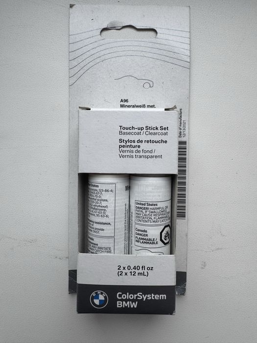 Фарба олівець BMW A96 MineralweiB met.