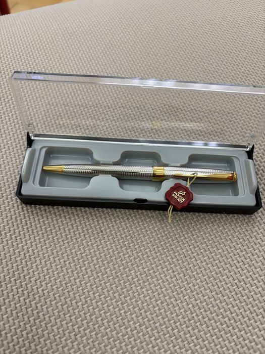 Ручка кулькова Parker SONNET Premium Silver Mistral