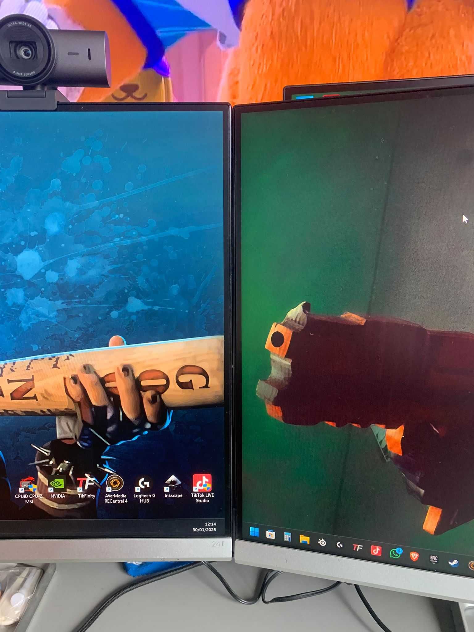 2x Monitores HP 24f 23.8” IPS – Setup Dual ou Ecrã Surround
