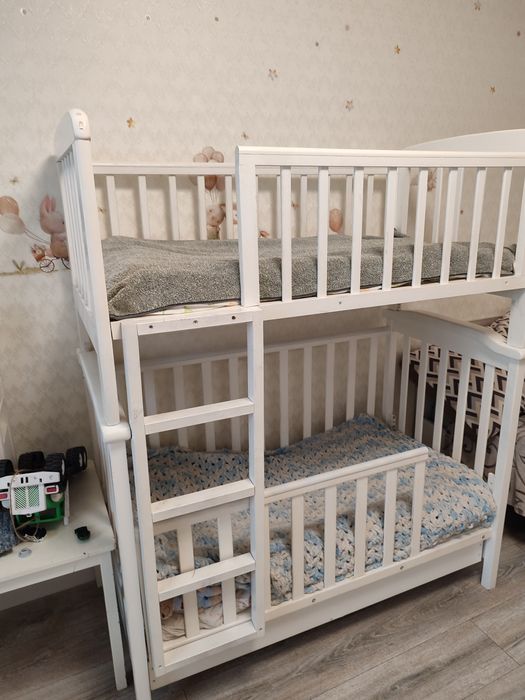 Двоповерхове ліжко 120/60