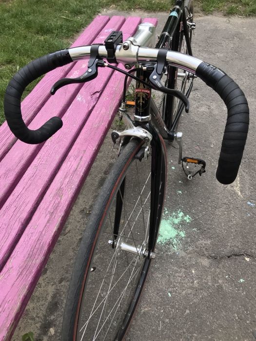 Велосепед Bianchi Fixed Gear brooks фикс