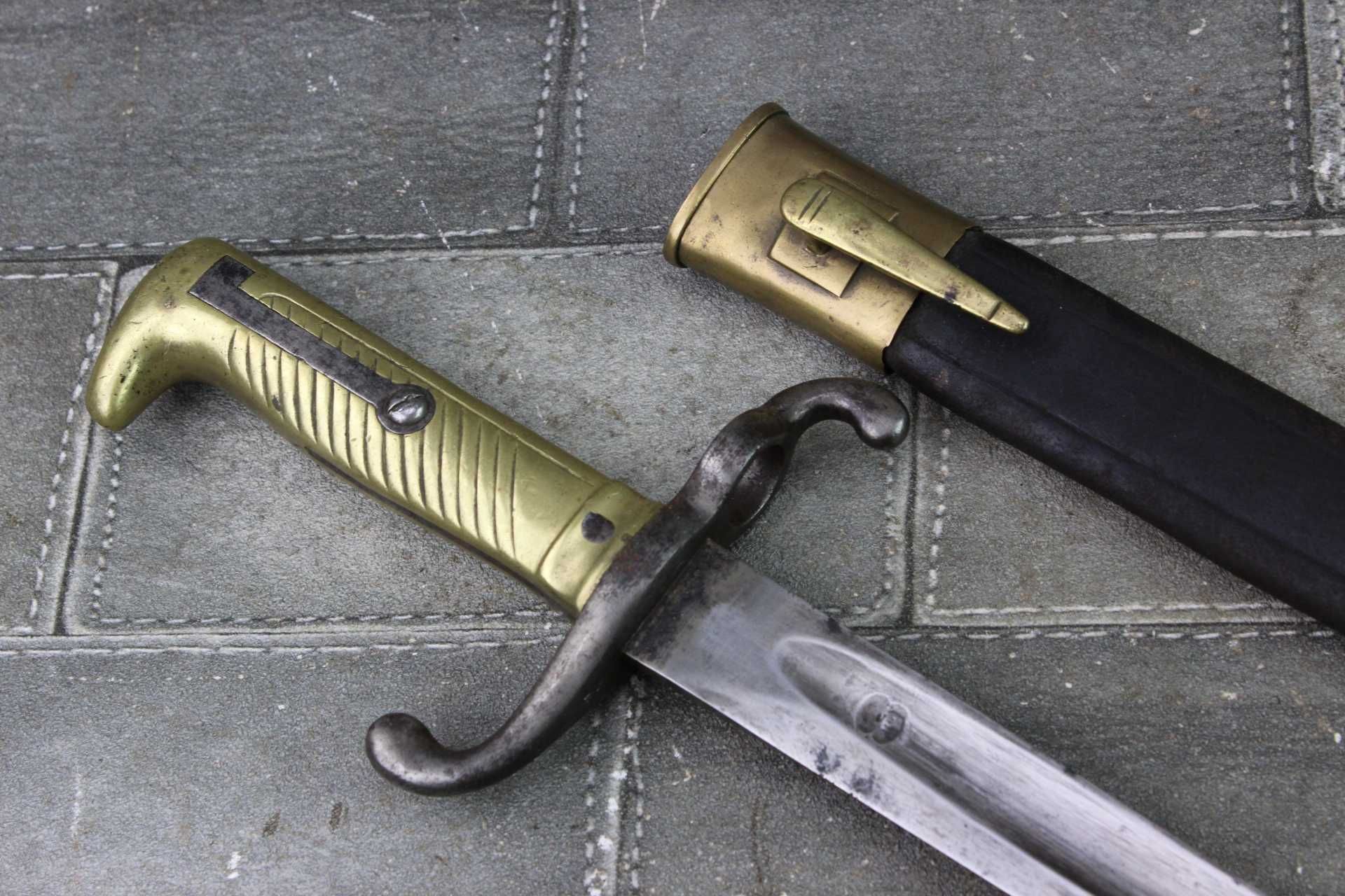 Prusy Niemcy bagnet Pułkowy 1971 Klingenthal 1972