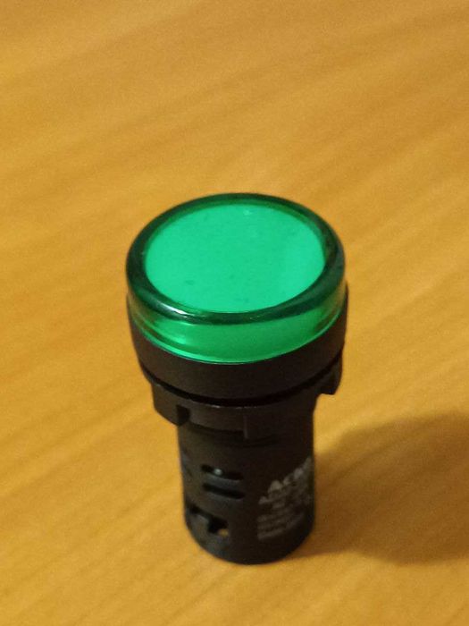 Светосигнальная арматура AD22-22DS зеленая 220В АC, АСКО-УКРЕМ