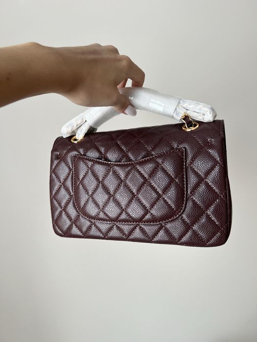 Bordowa torebka Chanel