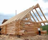 Dom chata z bali drewnianych bardzo grubych do przeniesienia domek