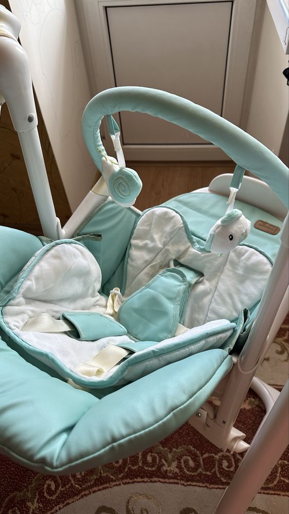 Стільчик-гойдалка 3 в 1 Carrello Triumph Mint Green