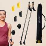 Profesjonalne regulowane lekkie kijki Nordic Walking nowe!