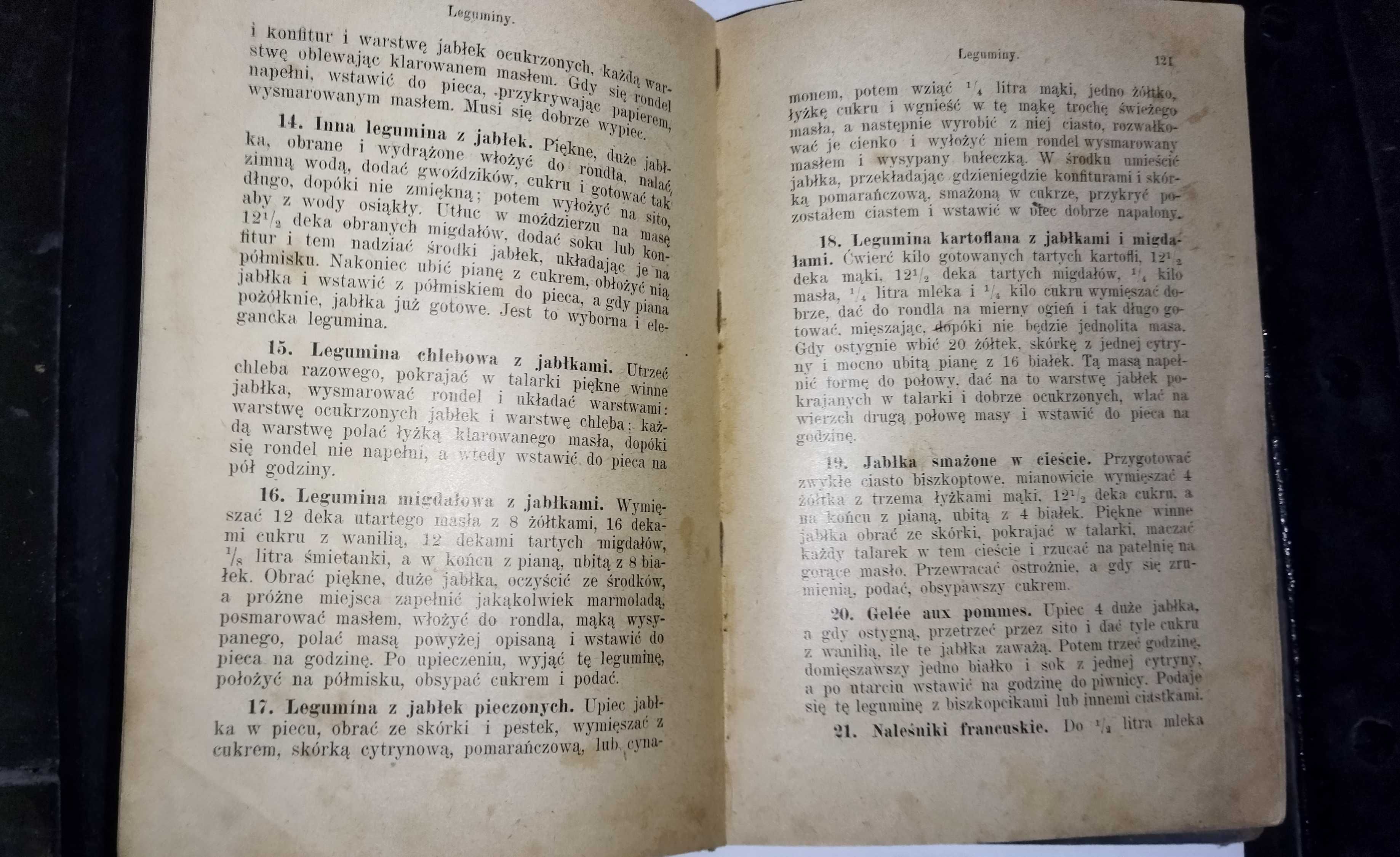 Kucharka Polska książka kucharska 1918r