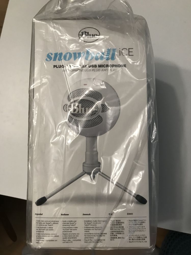 Mikrofon pojemnościowy BLUE SNOWBALL ICE
