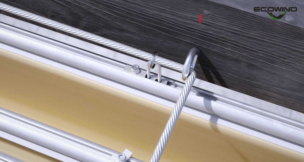 Roleta rzymska na taras, 3x3m, wodoodporna, na wymiar