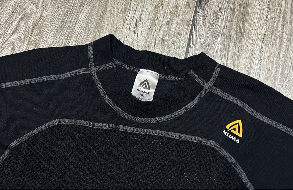 Męska Bluzka termoaktywna ACLIMA NORWAY WoolNet Wełna Merino Softs XL