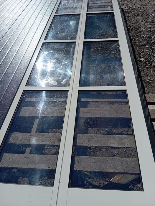 Brama garażowa segmentowa panelowa przemysłowa 408x366 wysoka