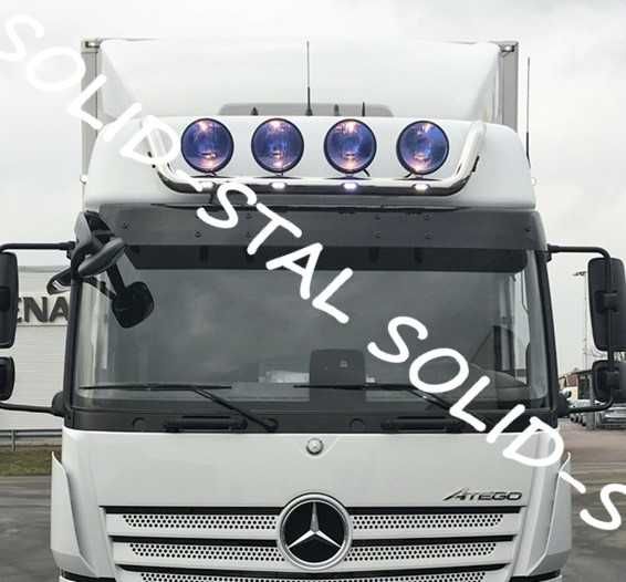 Orurowanie GÓRNE / NA HALOGENY Mercedes Atego Stal Nierdzewna !