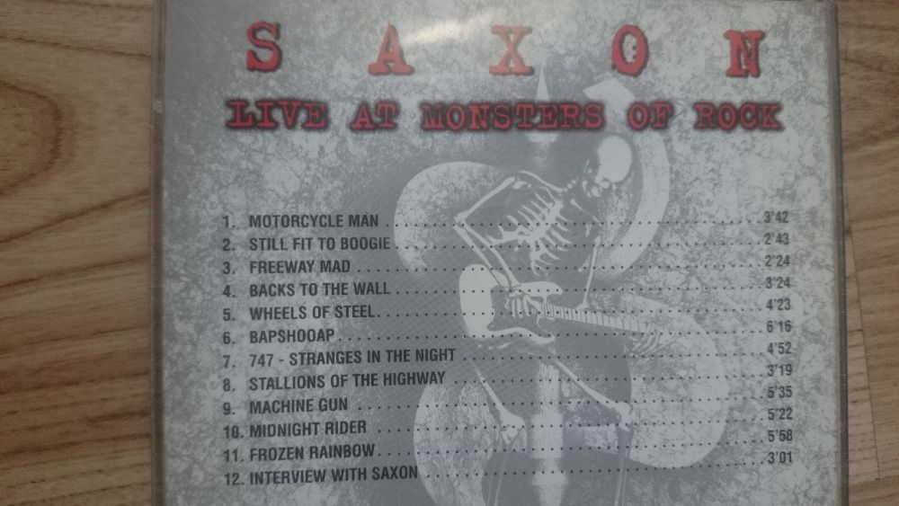 Płyta CD SAXON, ,, Live At Manster of Rock" - koncert 1980 r.