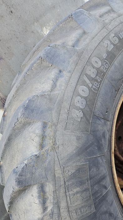 felga koło opona cat caterpillar 428c 428d 432d 100% sprawna