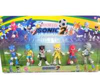 Pack 6 Figuras Sonic Football - 10 cm