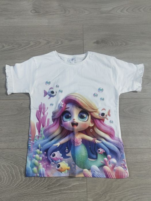 T-shirt dziewczęcy Pepco r. 134