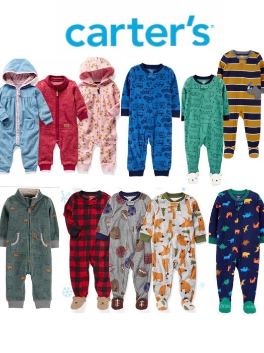 Ромпер, человечек carters 3м-14Т, чоловічок комбинезон пижама картерс