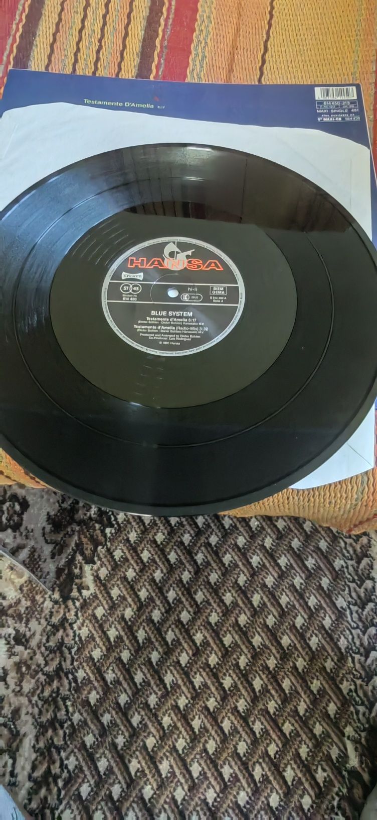 Blue System - Testamente D'Amelia, 12"Maxi singiel winylowy