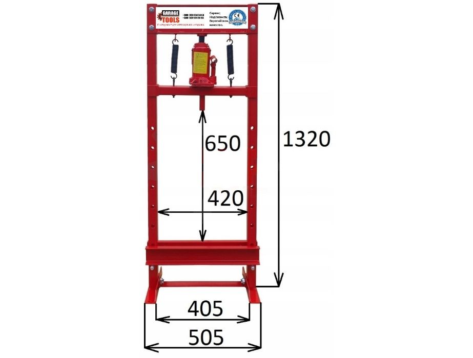 Прес 12 тон / Пресс напольный 12 тонн ПОЛЬША СТО