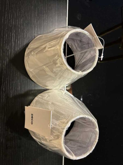 Abajur cinza claro - NOVOS