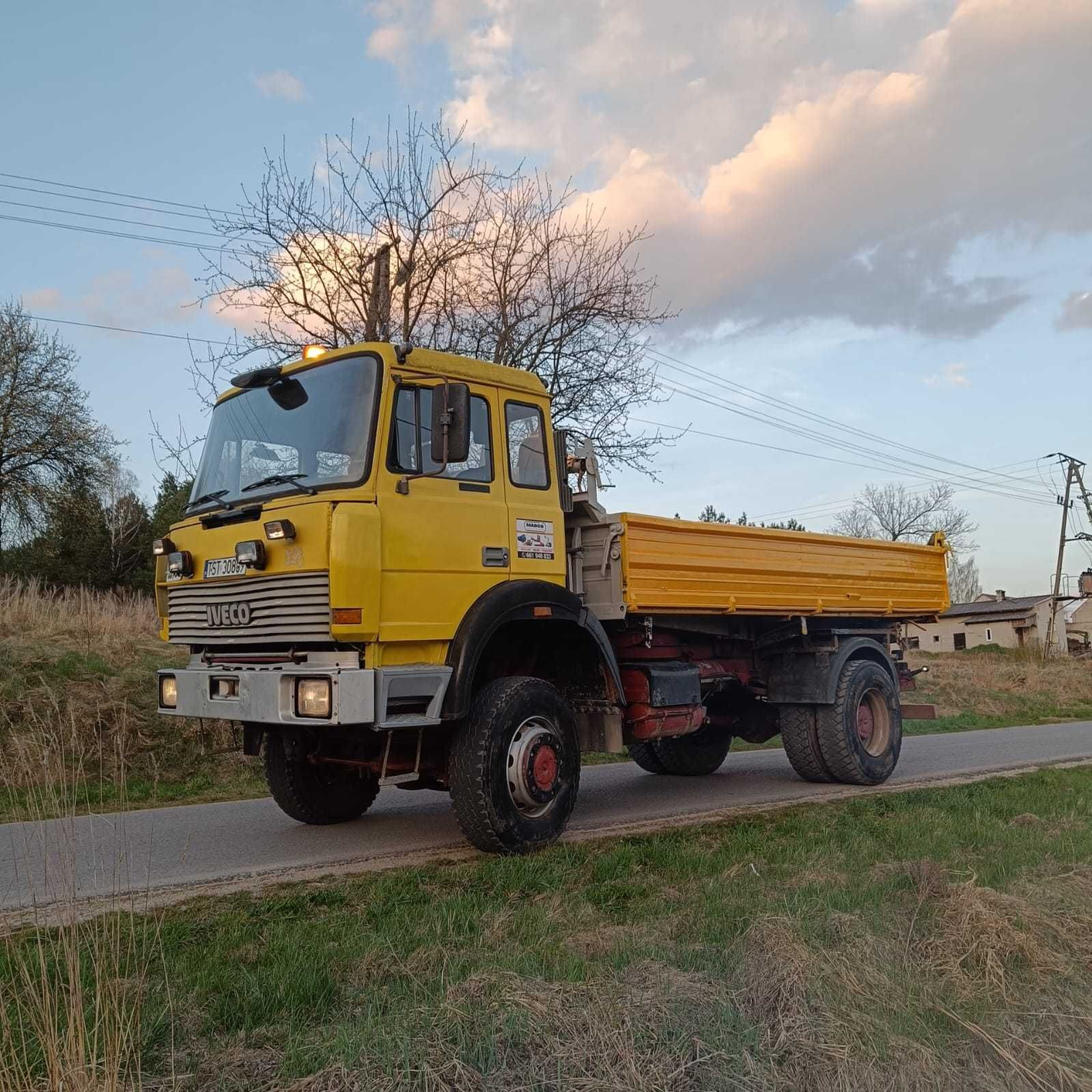 Iveco Magirus 170-25 4x4 – wywrotka trójstronna Miller Kipper