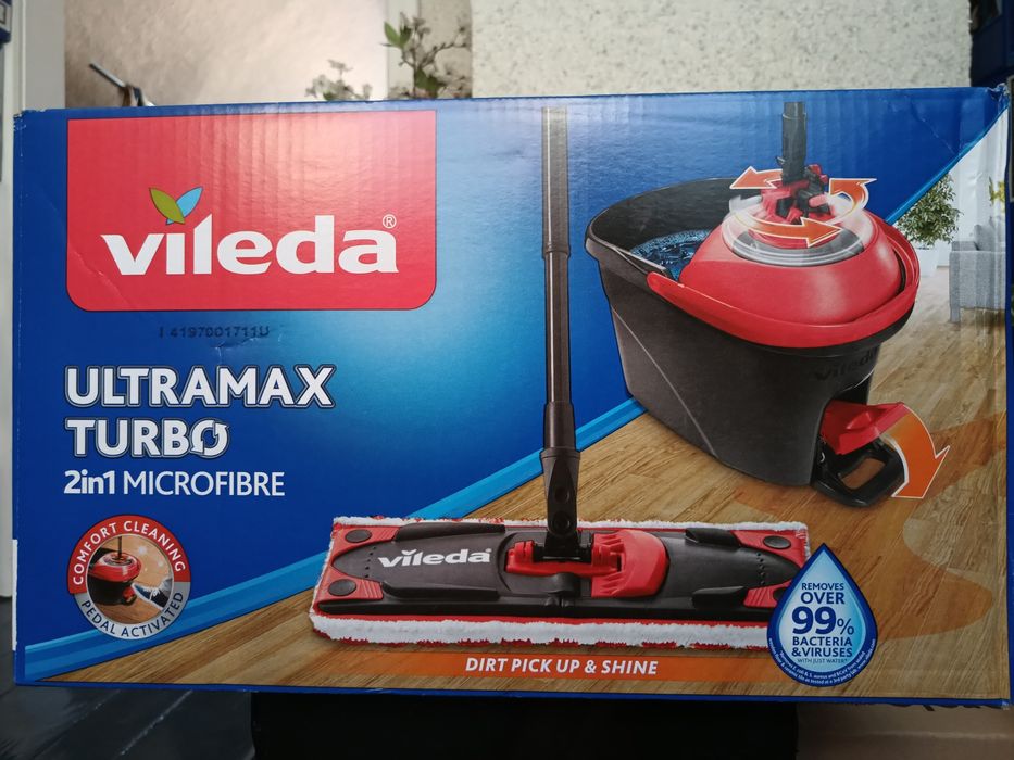 Віледа Vileda ultramax набір для прибирання мікрофібра швабра відро