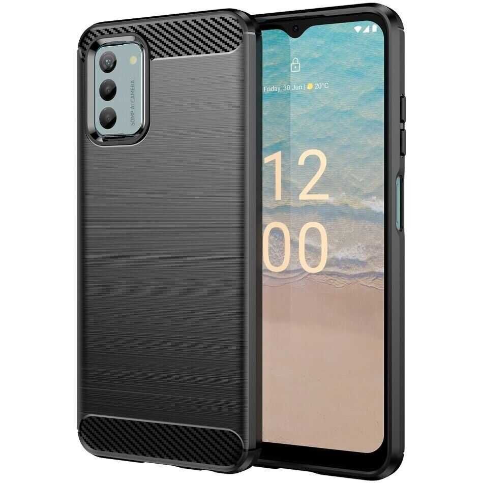 Противоударный чехол накладка для Nokia G22 G42 карбон Нокиа Ж22 Ж42