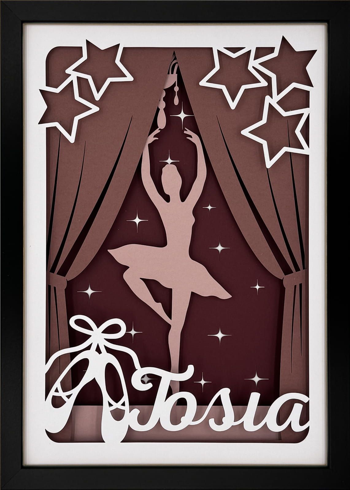 Ramka 3D Shadow Box Baletnica