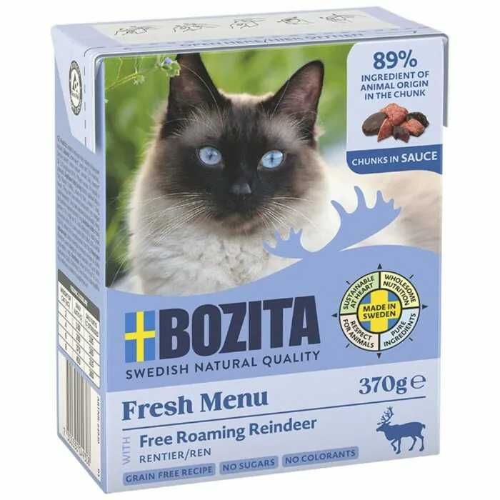 BOZITA kot Renifer w sosie 370g x 12 szt