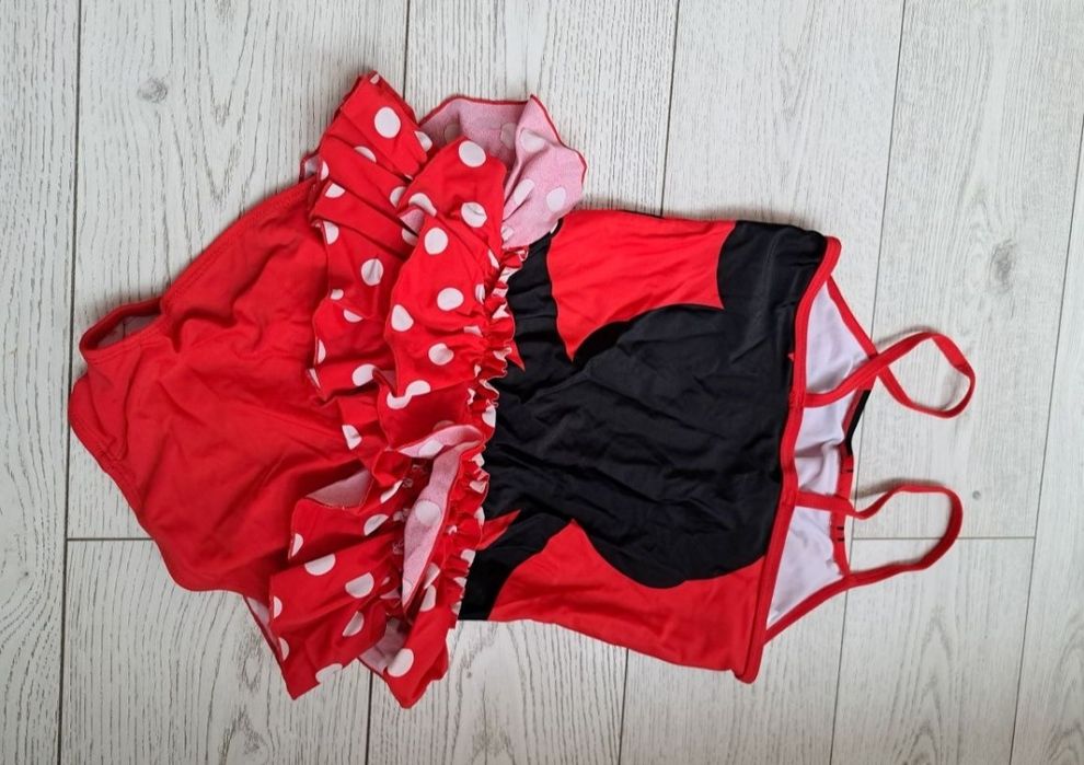 Strój kostium kąpielowy jednoczęściowy myszka minnie 146