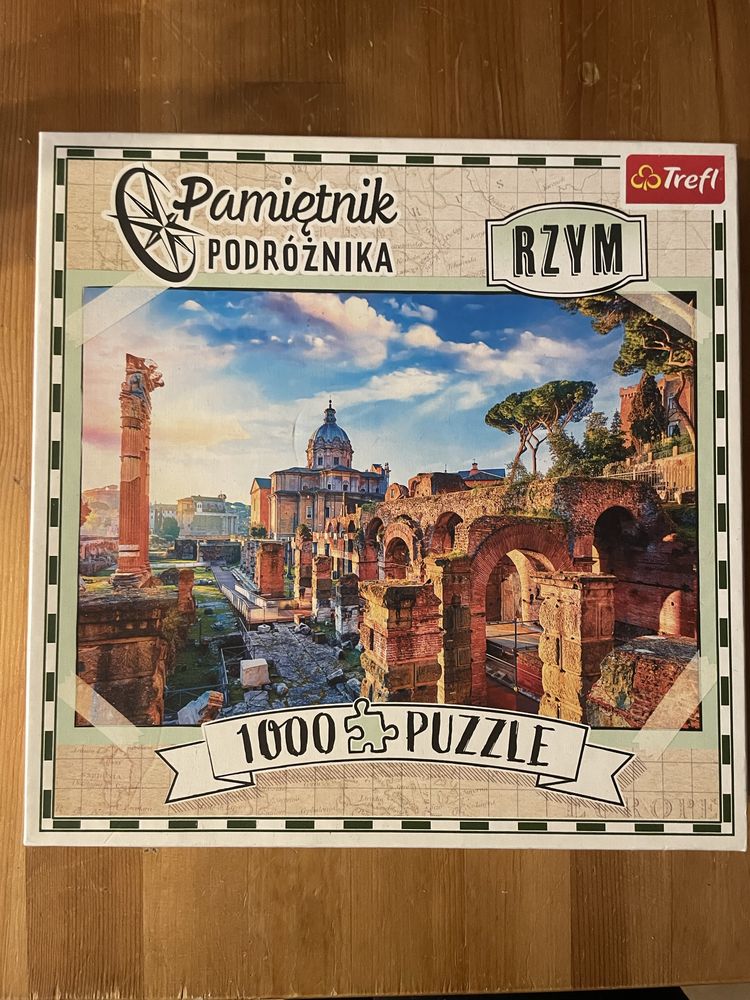 Puzzle trefl pamietnik podroznika rzym 1000