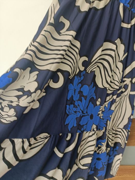 Sukienka maxi niebieska