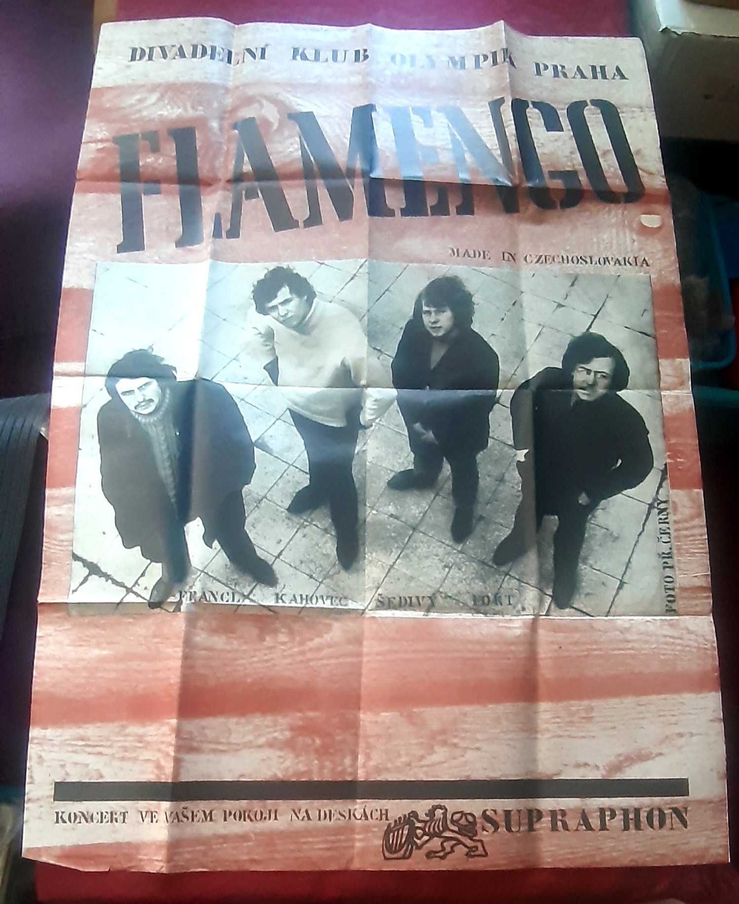 plakat FLAMENGO made in Czechoslovakia