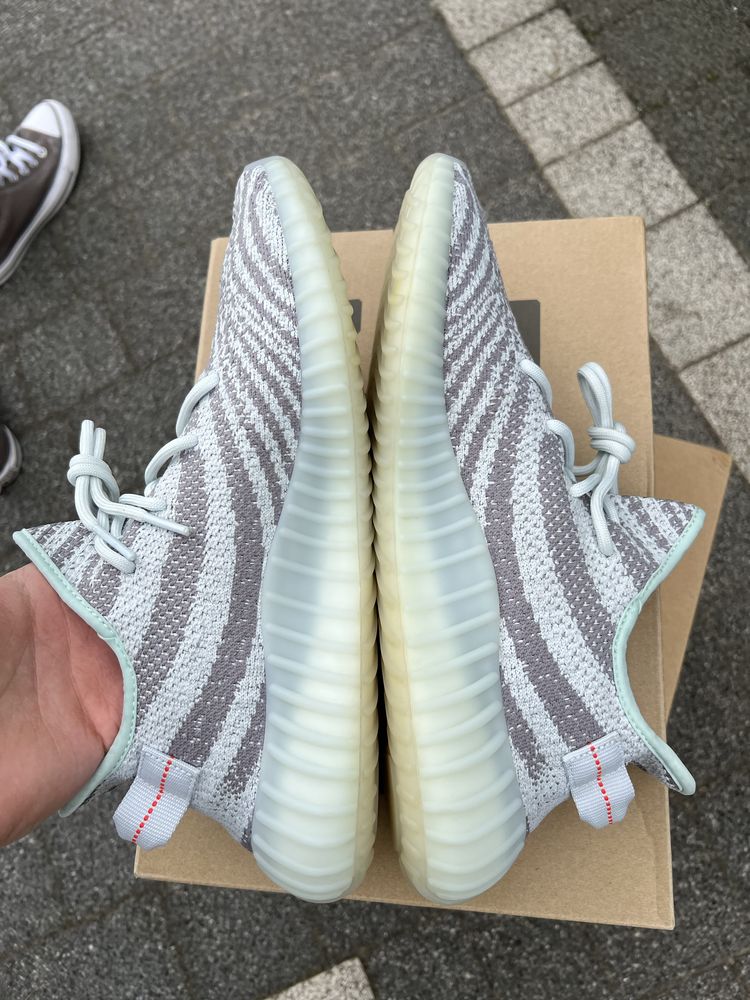 Adidas Yeezy Boost 350 V2 Blue Tint sneakersy niskie szare 46 2/3