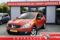 Nissan Qashqai 62 tys.km.! 1.6 benz Klimatyzacja El-szyby Stan Idealny