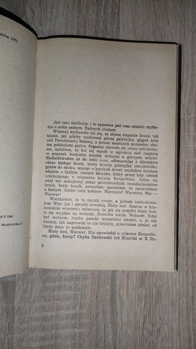 Książka o Ludwiku Waryńskim * Róża i płonący las Hołuj