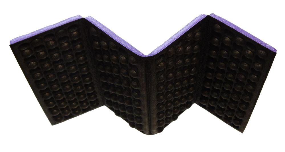 Karimata siedzisko składane Jungleleopard 39 x 27 x 1cm - fioletowa