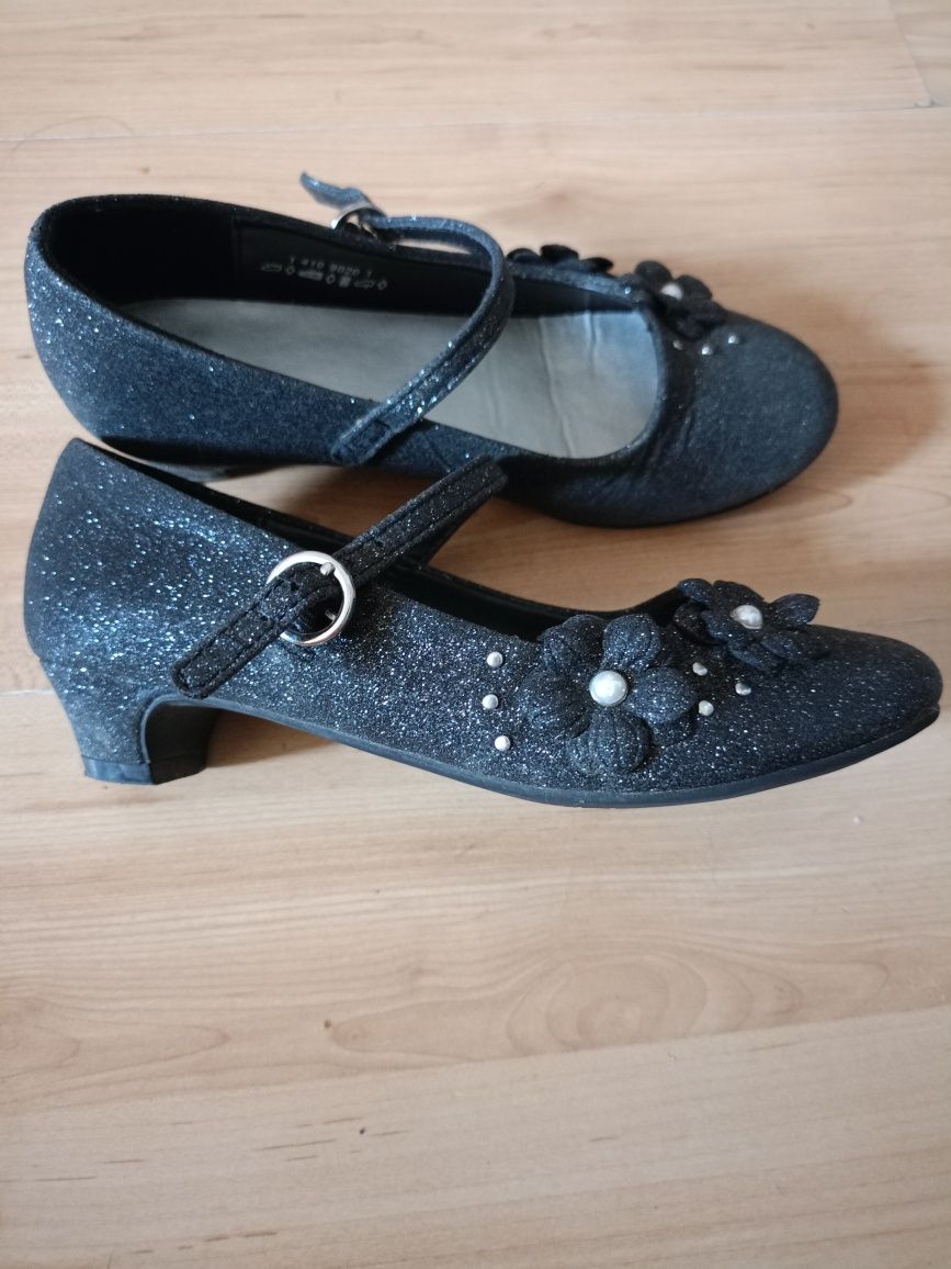Baleriny buty czarne