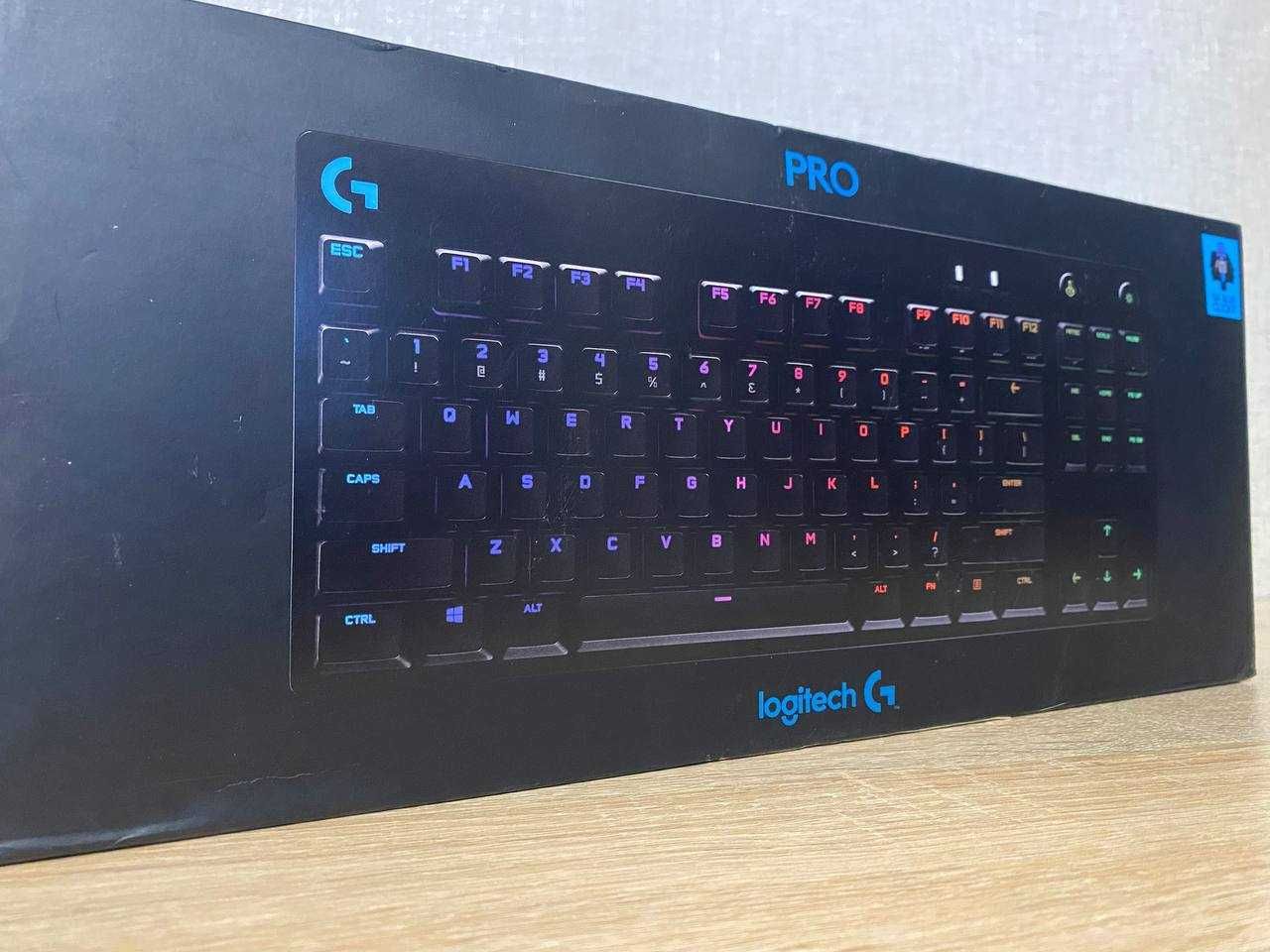 Новая! Игровая механическая клавиатура Logitech G Pro. Подсветка