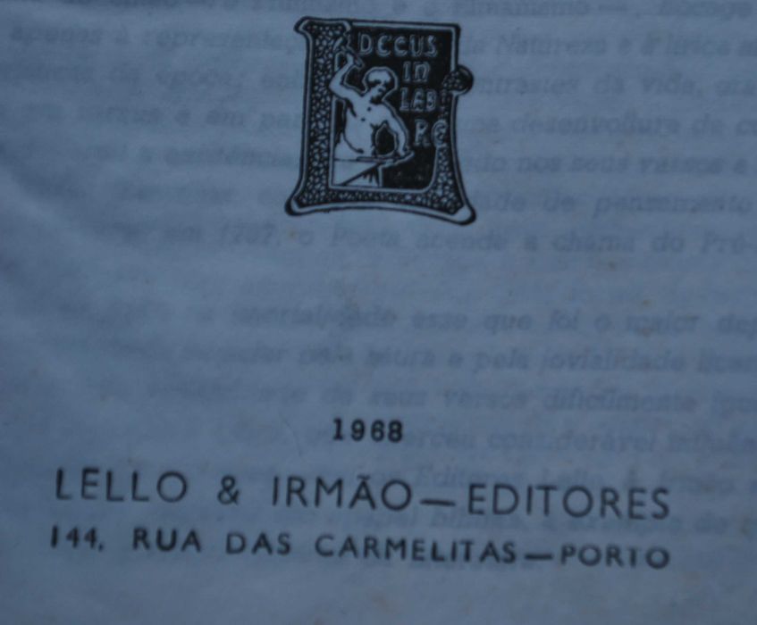 Obras do Bocage - 1.ª Edição 1968 da Lello & Irmão