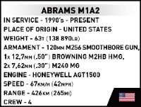 Klocki Cobi 3106 Czołg Abrams M1A2 Armed Forces 174 El.