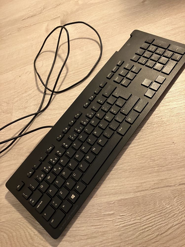 Teclado conputador HP com entrada cartão