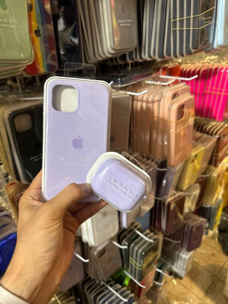 Чехол на Airpods 4 и другие с микрофиброй
