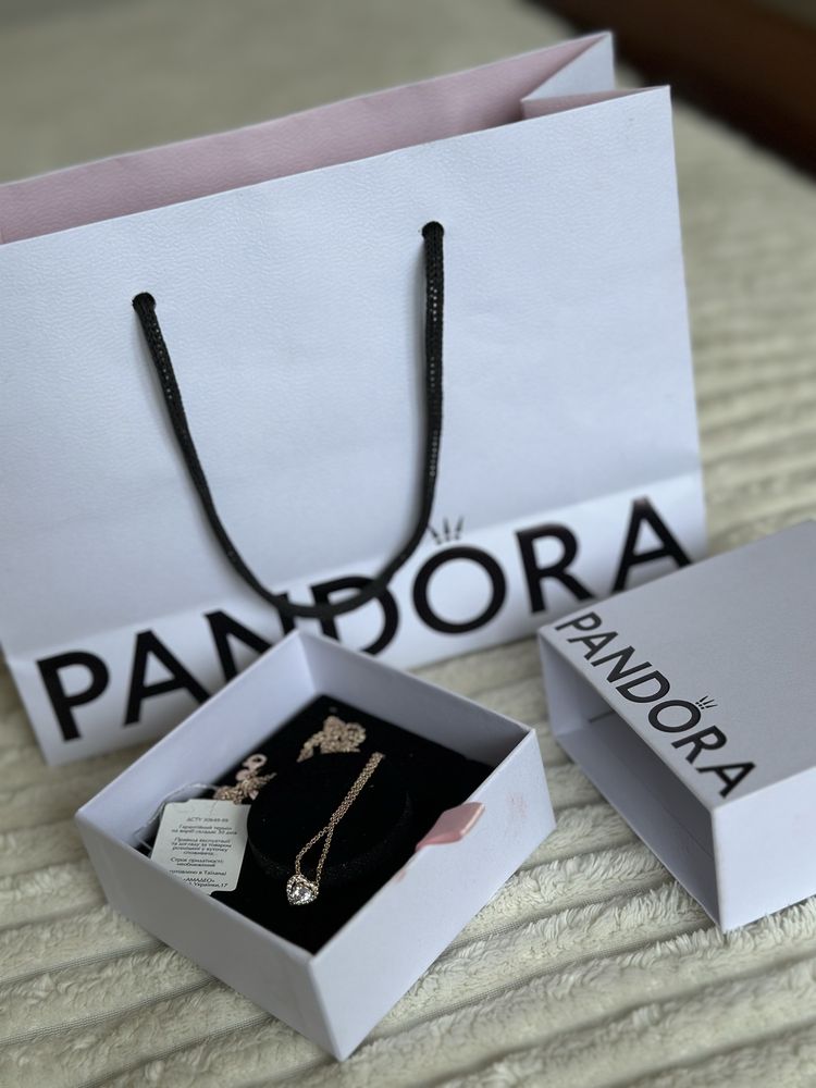 Золота Підвіска Pandora / цепочка