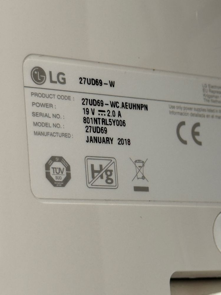 Monitor LG 27UD69