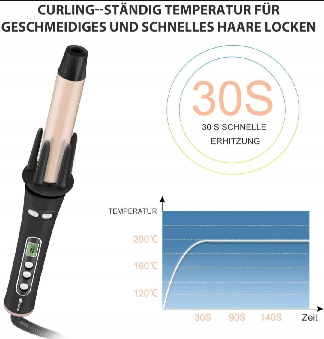 Ocaliss lokówka do włosów regulacja temperatury