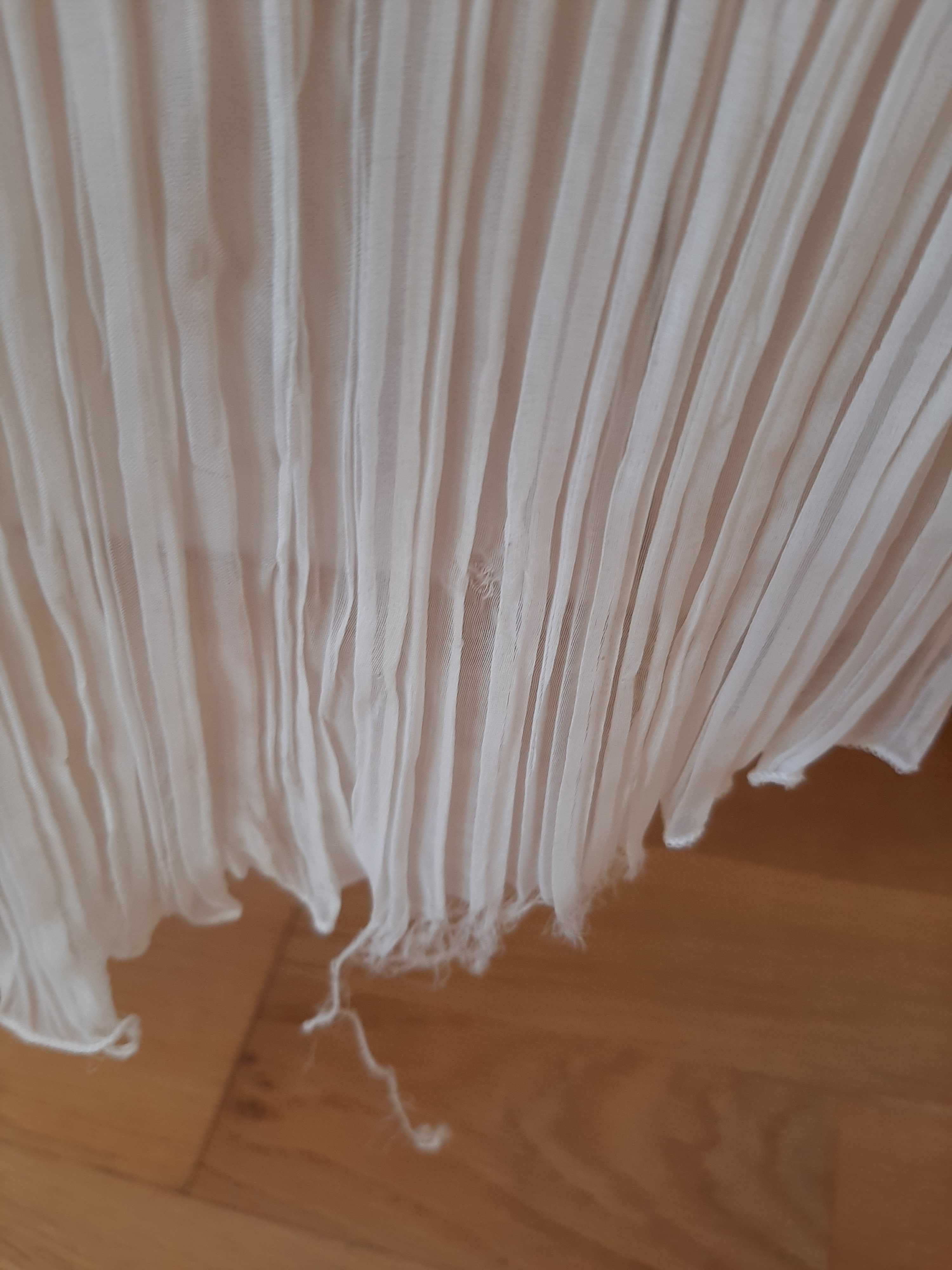 Romantyczna, boho, śmietankowa sukienka ślubna, pracownia Sposabella,